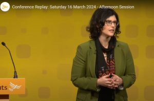 Lib Dem Foreign Affairs spokesperson Layla Moran’s Spring 2024 conference speech